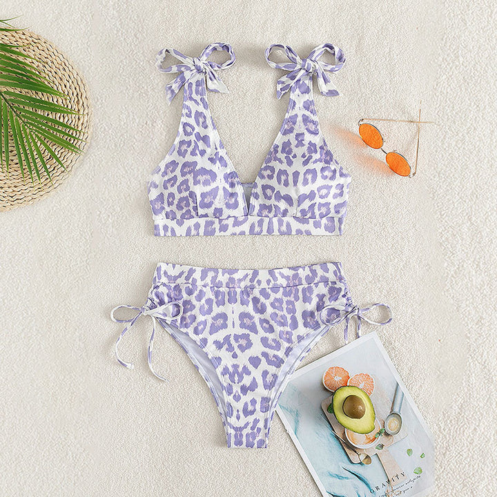 Women High-Cut Bikini with Adjustable Straps StylebySassy
