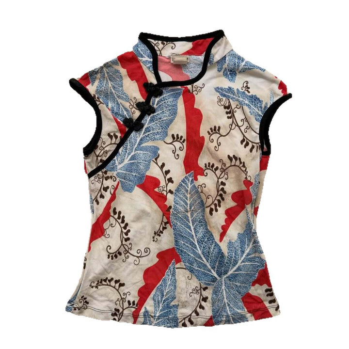 Women’s Fashion Top with Asian Elements StylebySassy