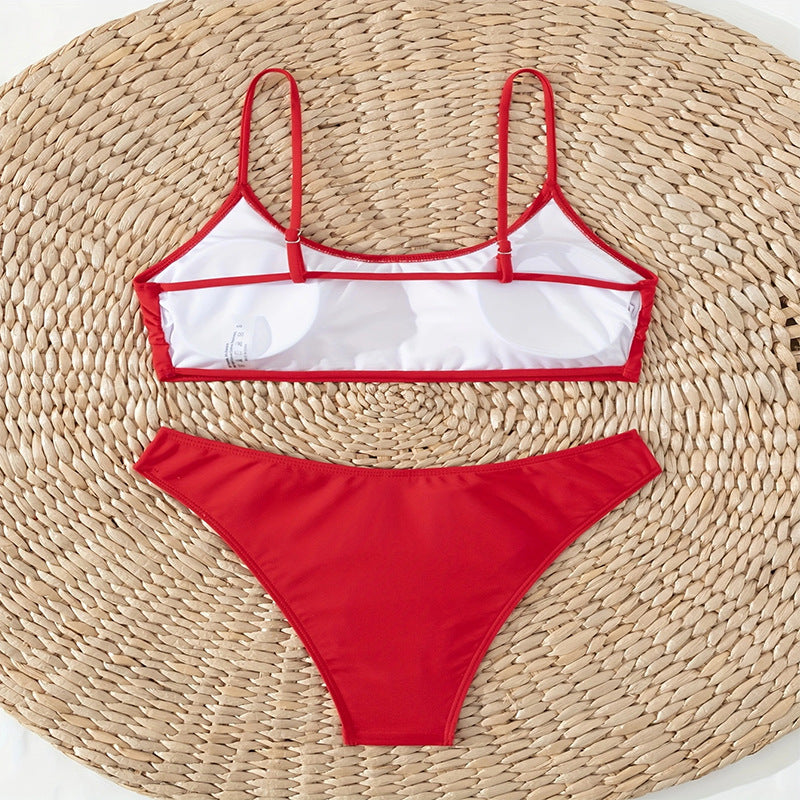 Women's bikini set with adjustable spaghetti straps StylebySassy
