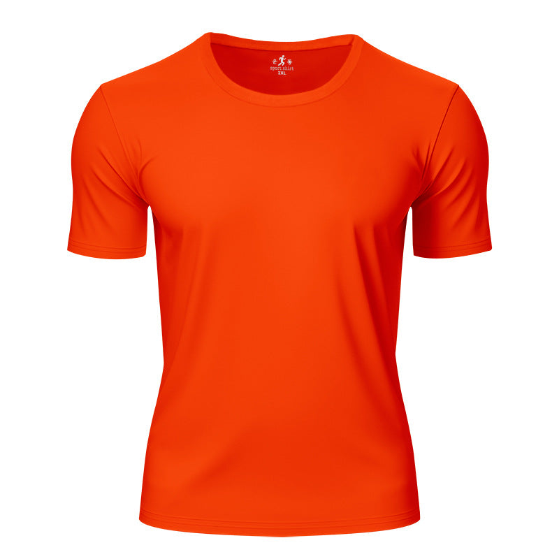 Unisex nan moisture-wicking functional T-shirt with round neck and light stretch StylebySassy