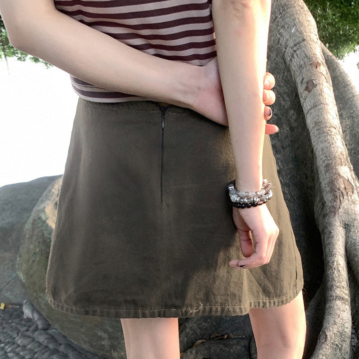 Women’s short skirt with stylish star appliqués StylebySassy