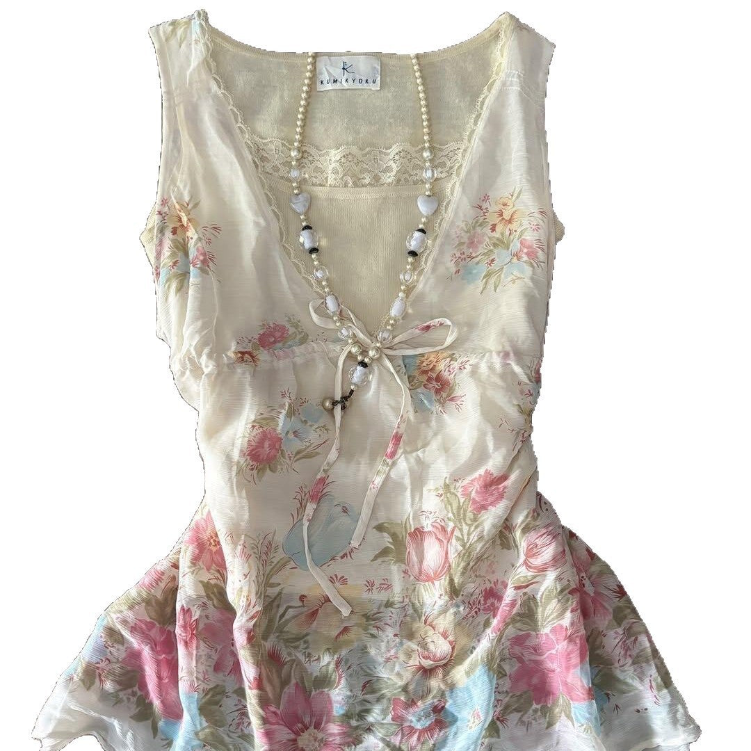 Women Playful Flower Top StylebySassy