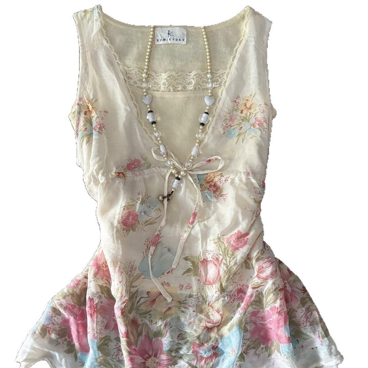 Women Playful Flower Top StylebySassy