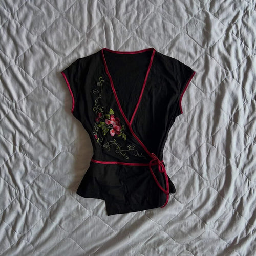 Women’s blouse dress with floral embroidery StylebySassy