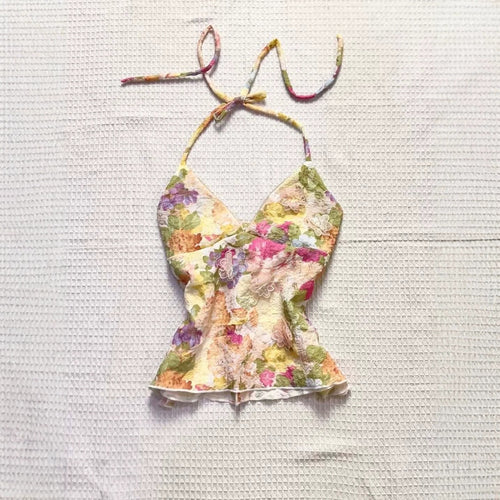 Ladies Playful Printed Chiffon Top StylebySassy