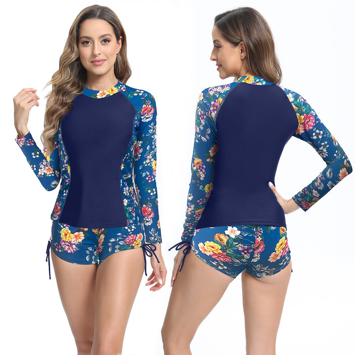 Ladies High Performance Surf Suit with Floral Design StylebySassy