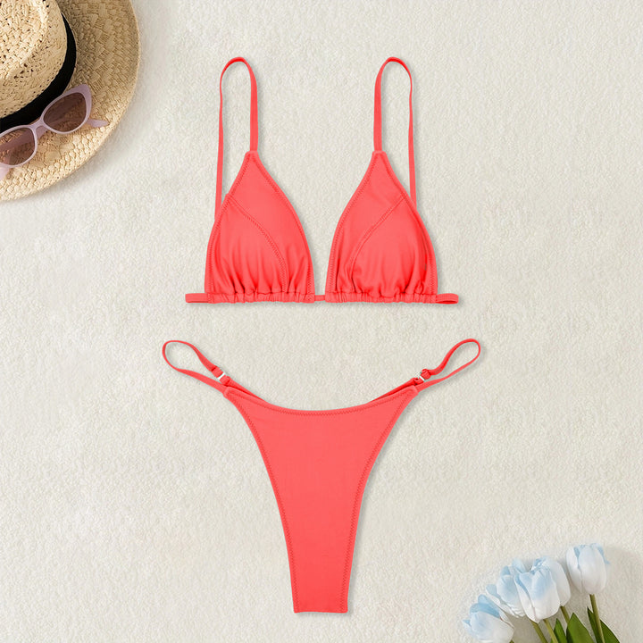 Women's Triangle Bikini with Adjustable Straps StylebySassy