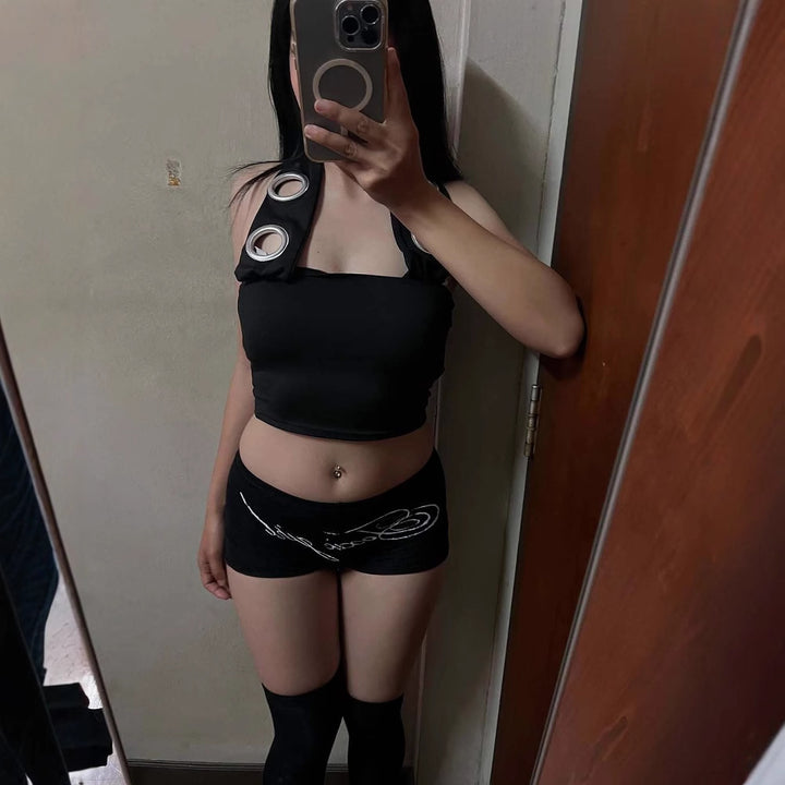 Women's Sporty Top with Adjustable Straps StylebySassy