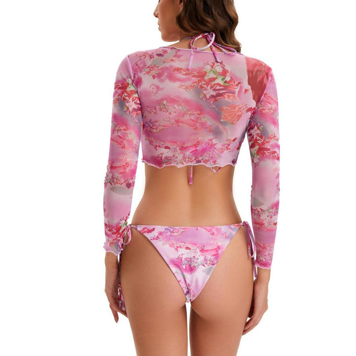 Women's Sporty Long Sleeve Bikini Set StylebySassy