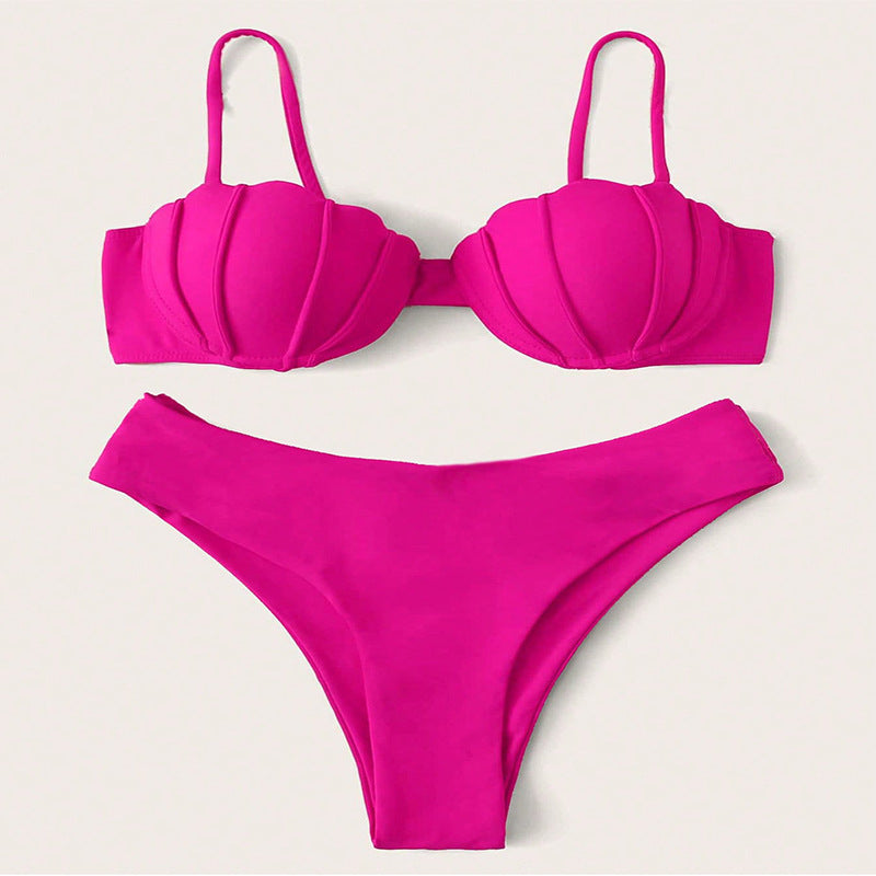 Women's bikini set with padded top and high-cut bottom StylebySassy