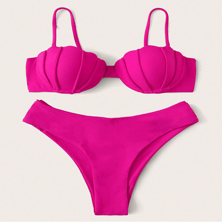 Women's bikini set with padded top and high-cut bottom StylebySassy