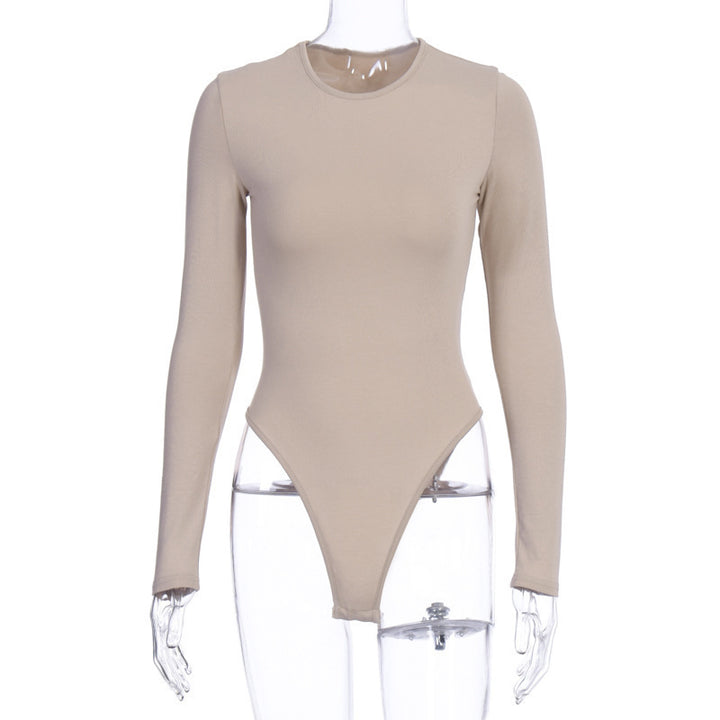 Women's Long Sleeve Bodysuit with Elegant Cut StylebySassy