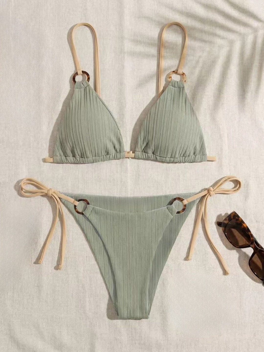 Ladies triangle bikini with adjustable strap StylebySassy