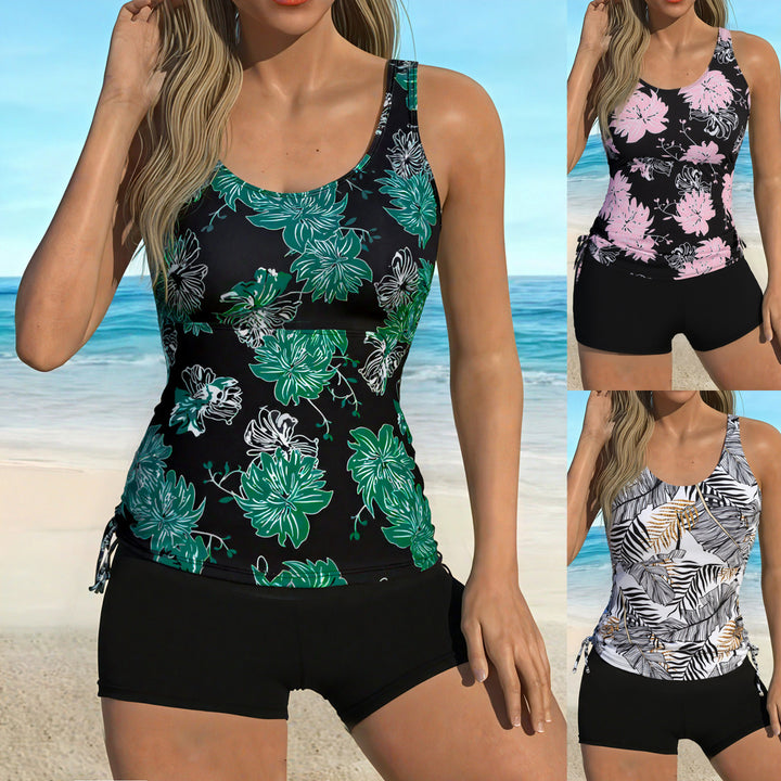 Women's swim set with adjustable straps and casual pants StylebySassy