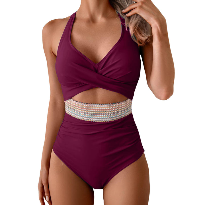 Women One-Piece Swimwear with Innovative Wrap Look StylebySassy