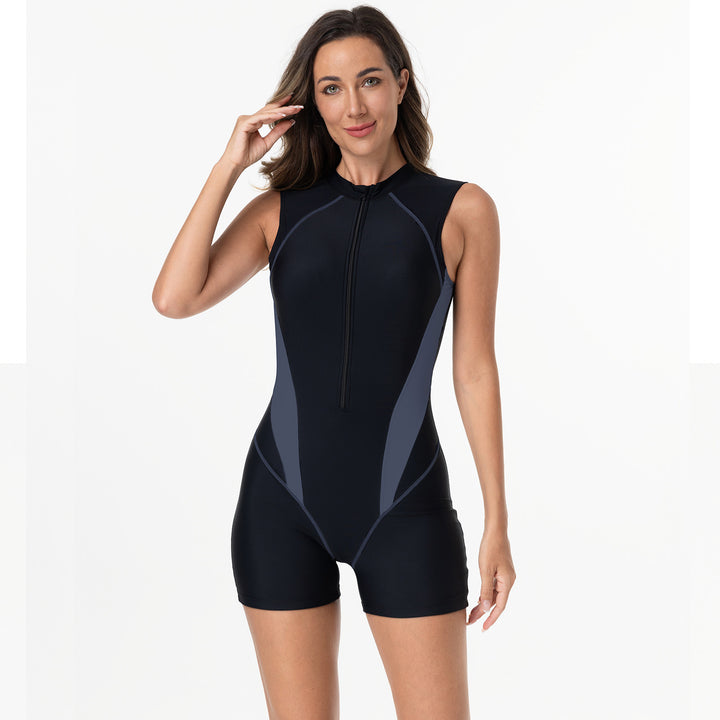Ladies functional short sleeve swimsuit StylebySassy