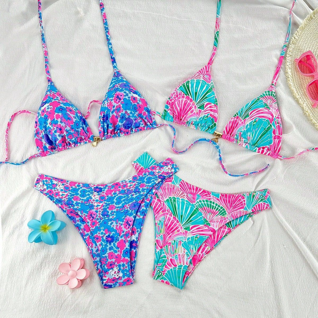 Women's bikini set with trendy patterns StylebySassy