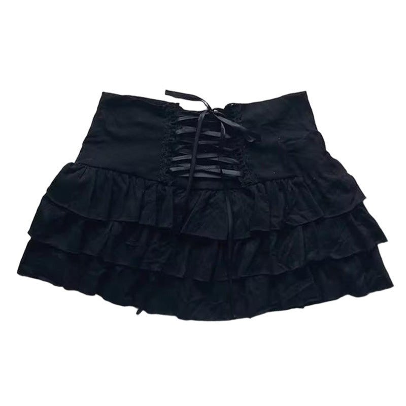 Women's Ruffle Skirt with Laced Top StylebySassy
