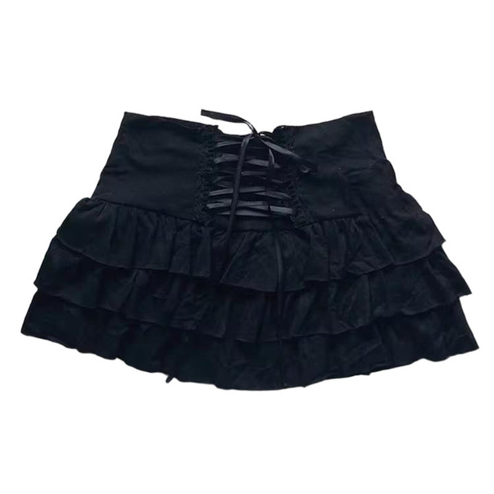 Women's Ruffle Skirt with Laced Top StylebySassy