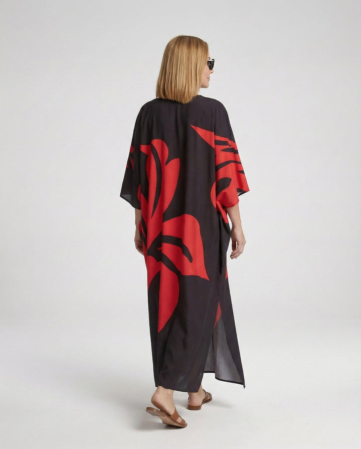 Women's Maxi Dress Kaftan V-Neck