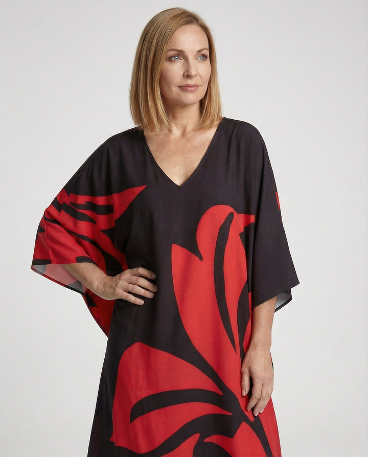 Women's Maxi Dress Kaftan V-Neck