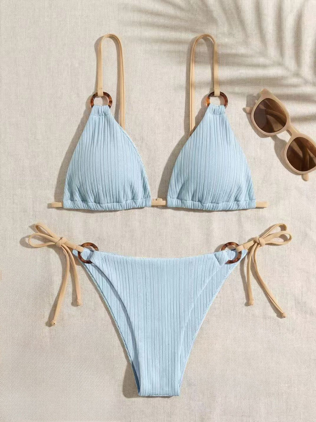 Ladies triangle bikini with adjustable strap StylebySassy