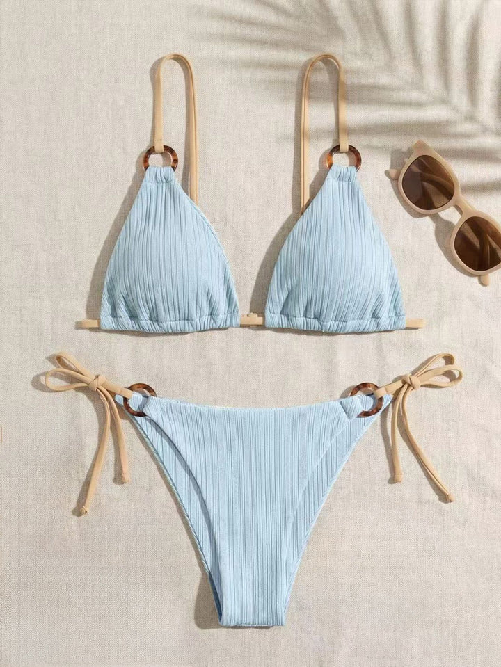 Ladies triangle bikini with adjustable strap StylebySassy