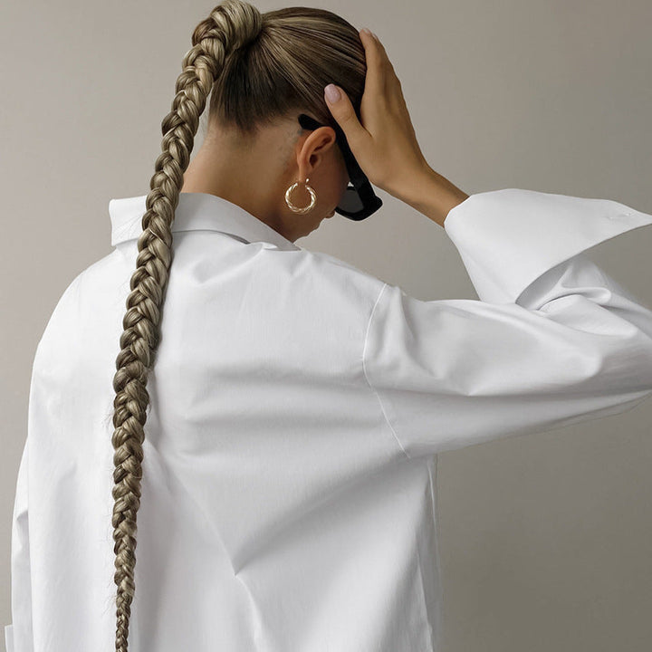 Women's Oversized Shirt Blouse made of high-quality Cotton StylebySassy