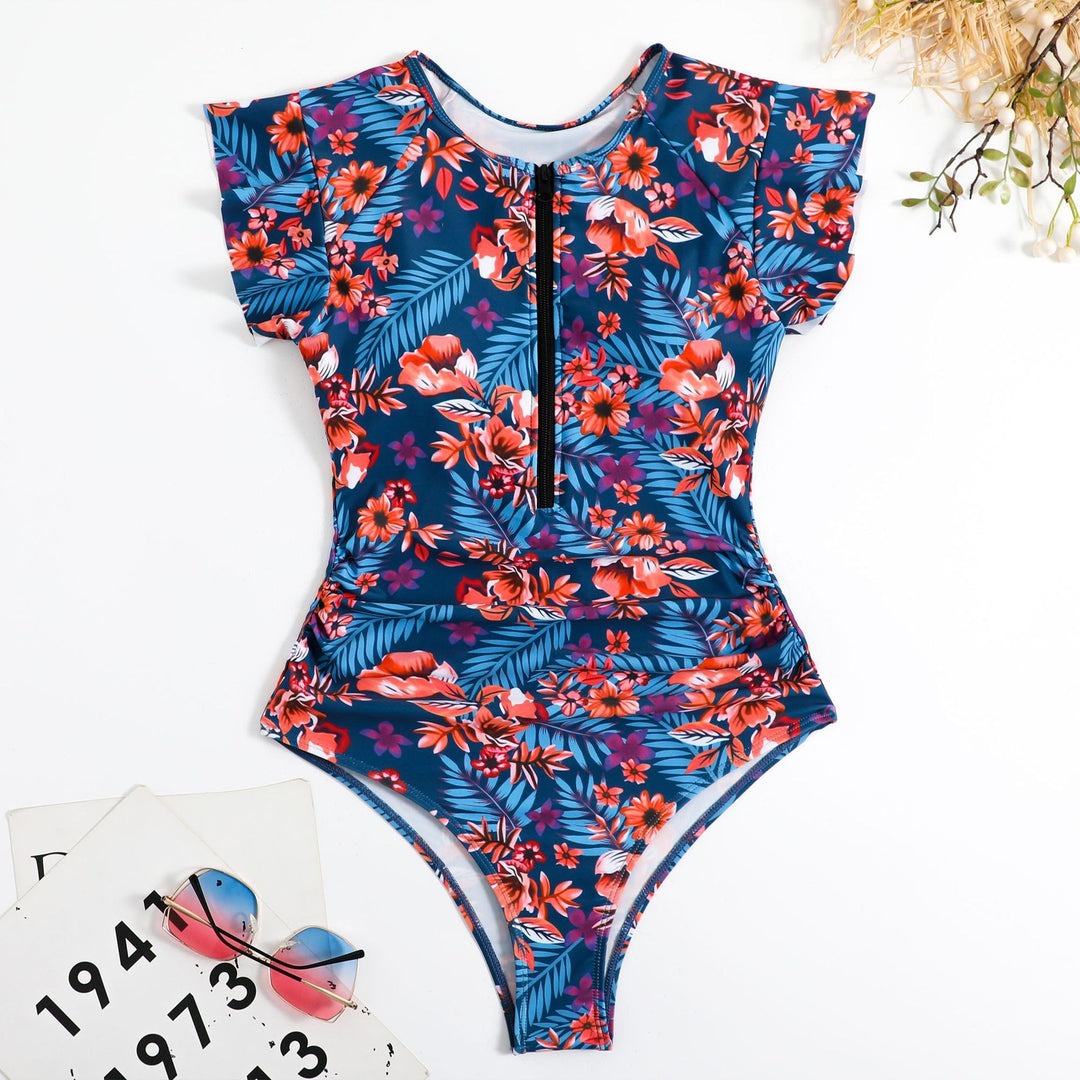 Women's sporty jumpsuit with short sleeves StylebySassy