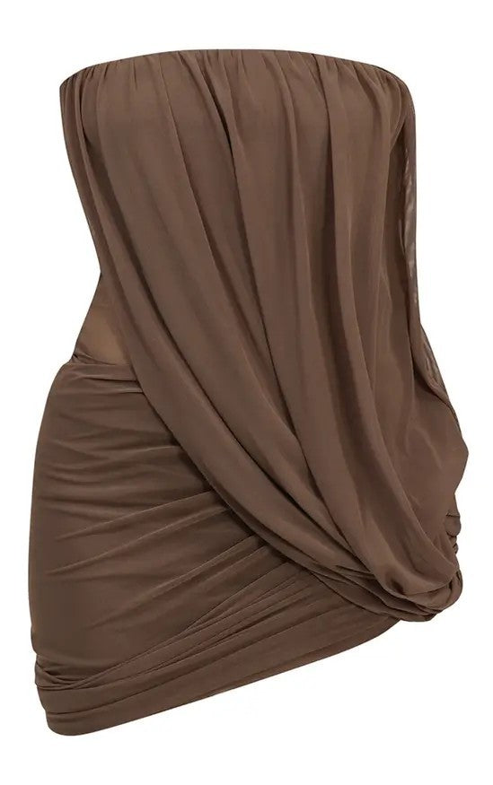 Women's wrap dress made of flowing material StylebySassy