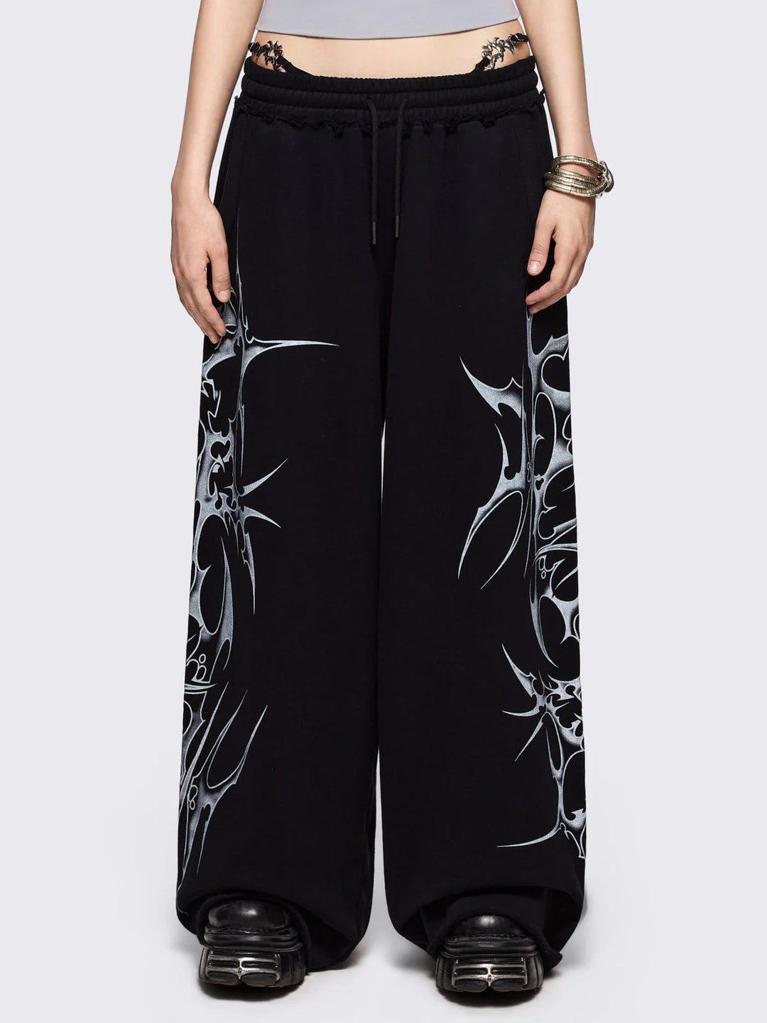 Women's Urban Baggy Pants with Graphics StylebySassy