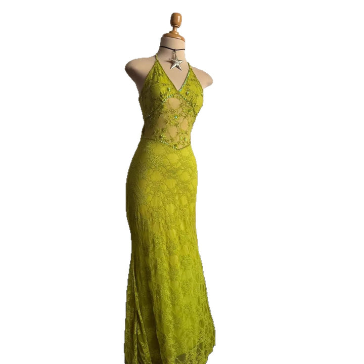 Women Elegant Lace Dress with Sophisticated Cut StylebySassy