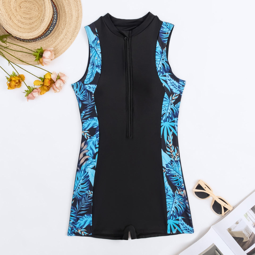 Women’s swimsuit with short sleeves and functional light protection StylebySassy