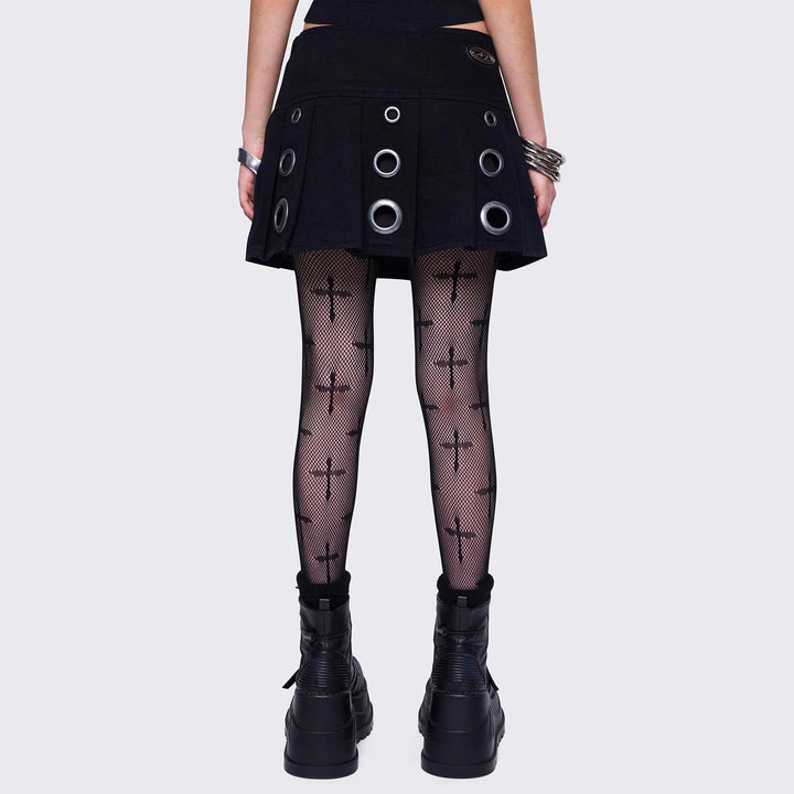 Ladies Stylish Skirt with Trendy Eyelets StylebySassy