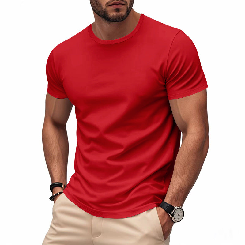 Unisex nan moisture-wicking functional T-shirt with round neck and light stretch StylebySassy