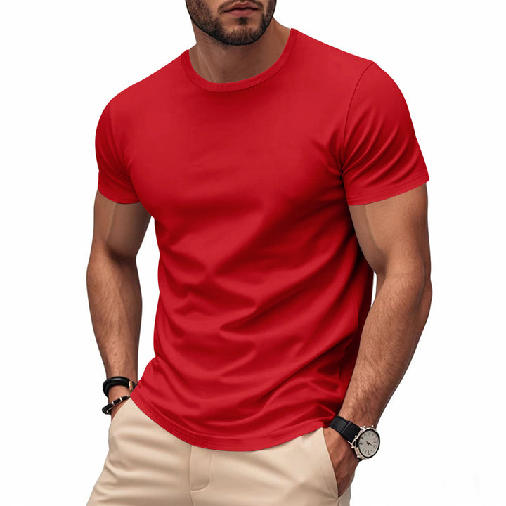 Unisex nan moisture-wicking functional T-shirt with round neck and light stretch StylebySassy