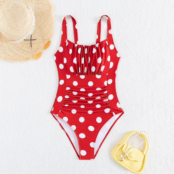 Women’s One-Piece Swimsuit with Fashionable Ruffle Details StylebySassy