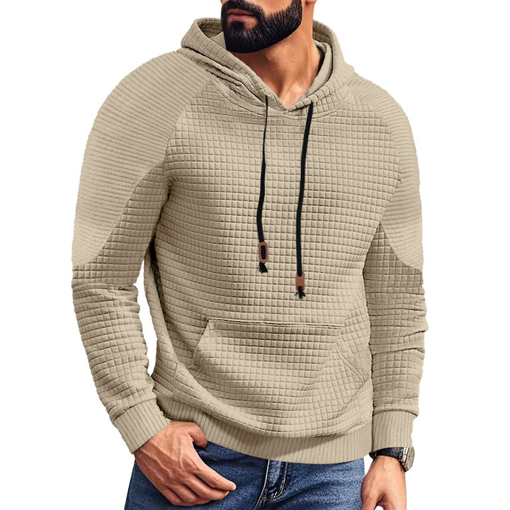 Men's hoodie with square structure, raglan sleeves, and kangaroo pocket StylebySassy