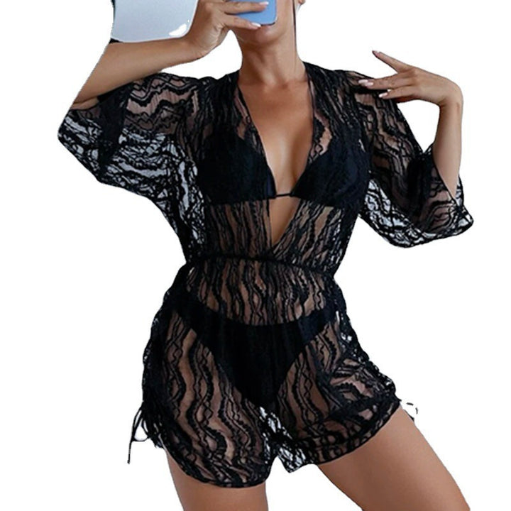 Women Transparent Beach Overalls StylebySassy