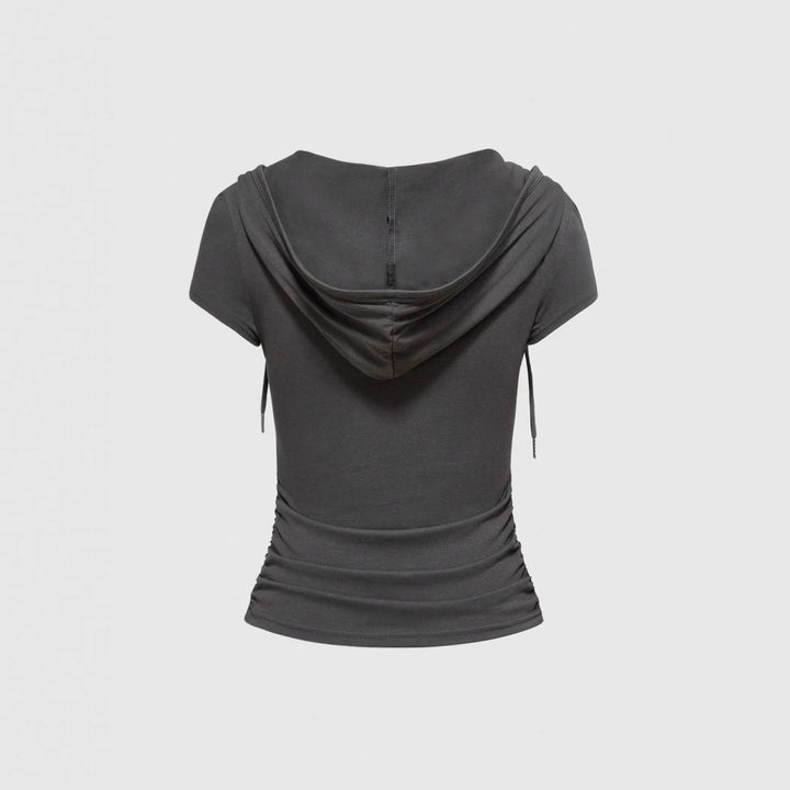 Women's Hoodie T-Shirt with Unique Print StylebySassy