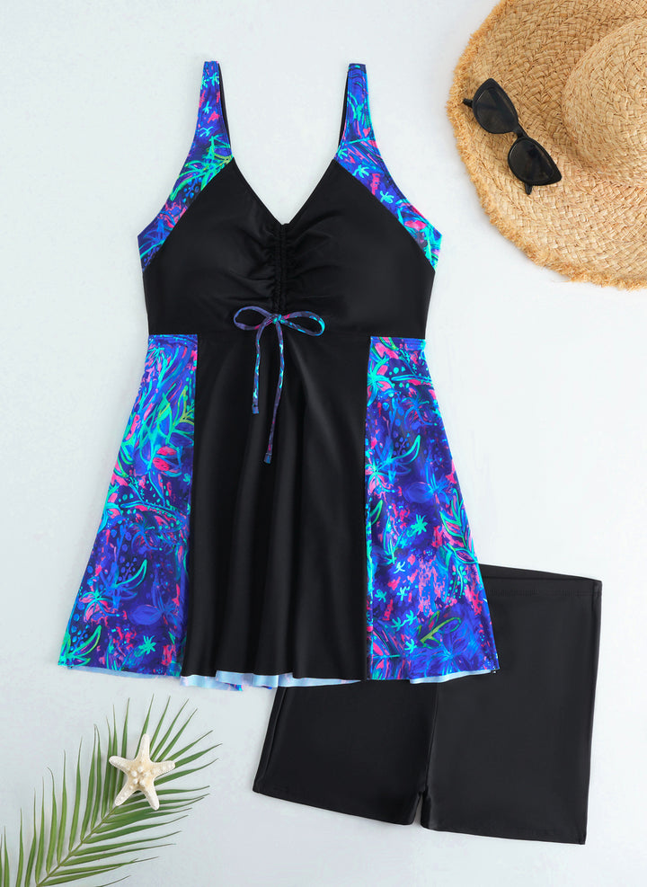 Women Beach Dress Swimsuit with Elegant Leopard Print StylebySassy