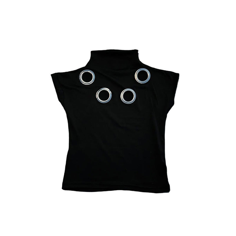 Women's T-Shirt with unique eyelets StylebySassy
