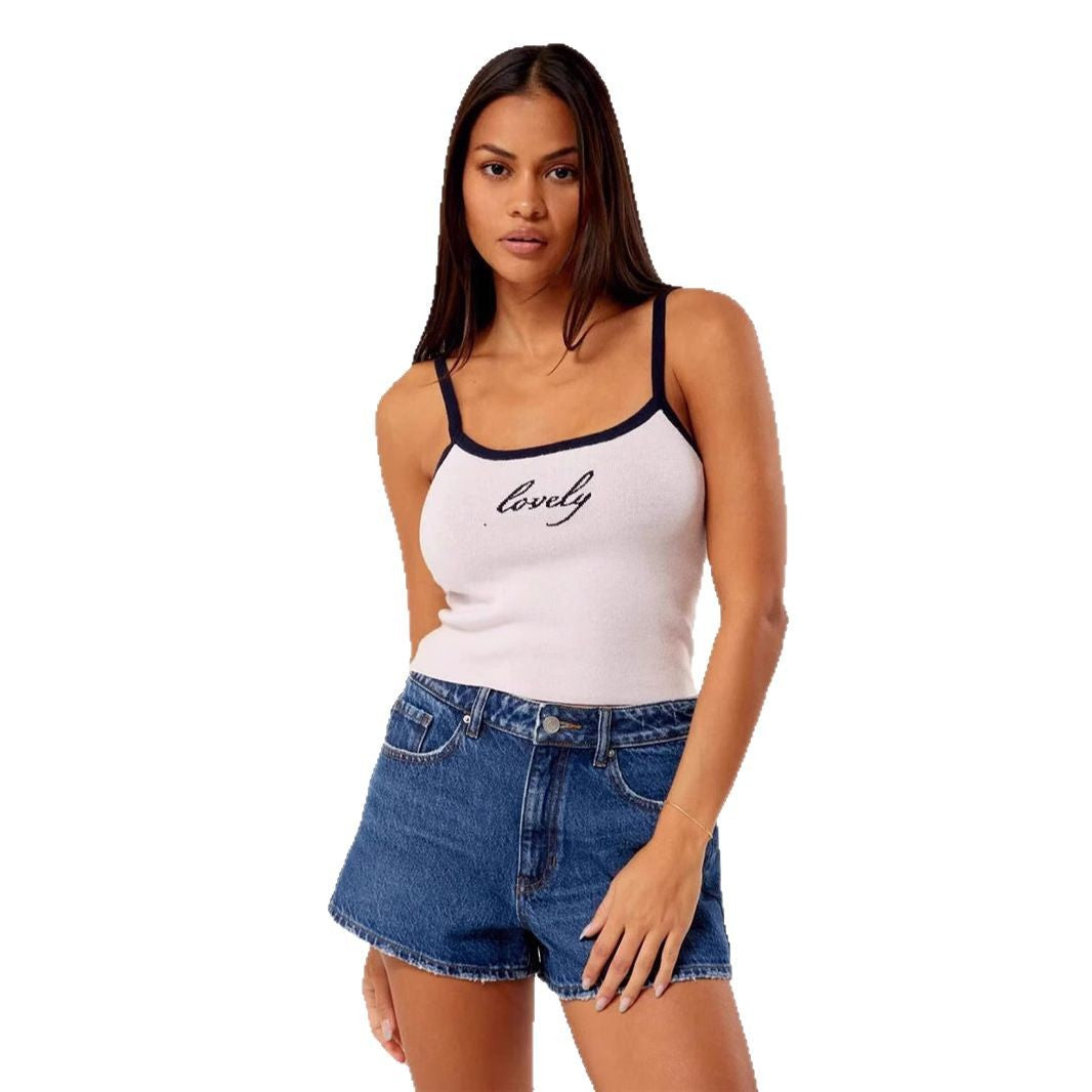 Women's Fitted Crop Top with Elegant Print StylebySassy