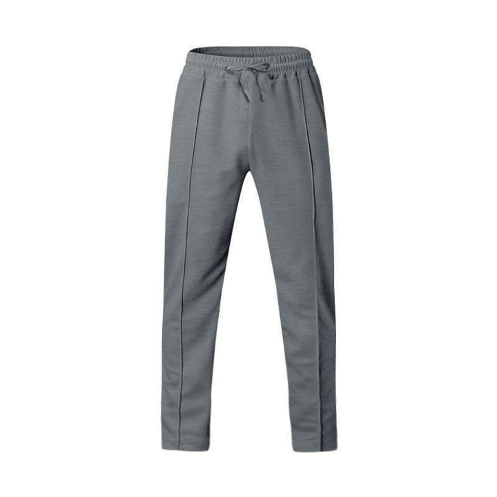 Men's sporty joggers with elastic waistband and front center seam StylebySassy