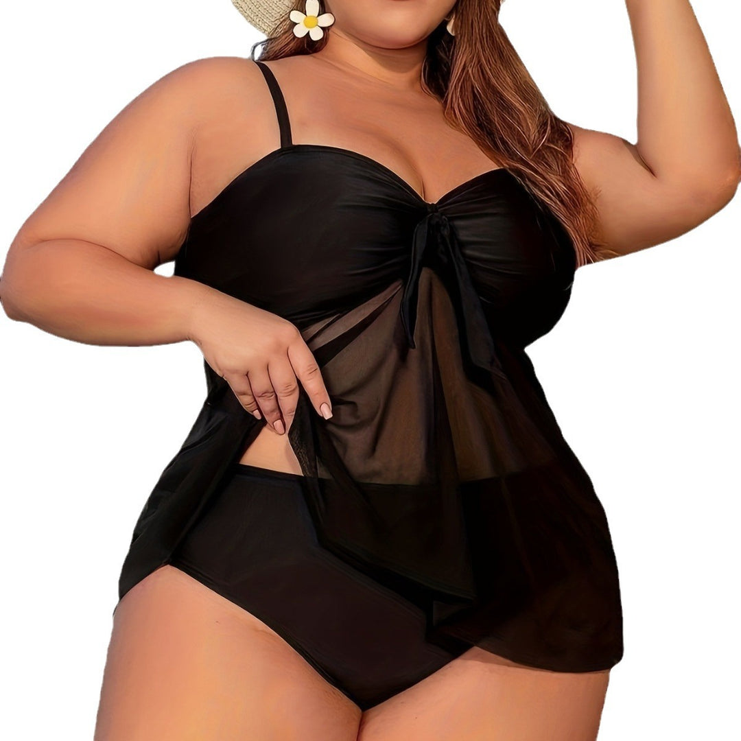 Women's Figure-Hugging Swim Outfit with Alluring Wrap Detail StylebySassy