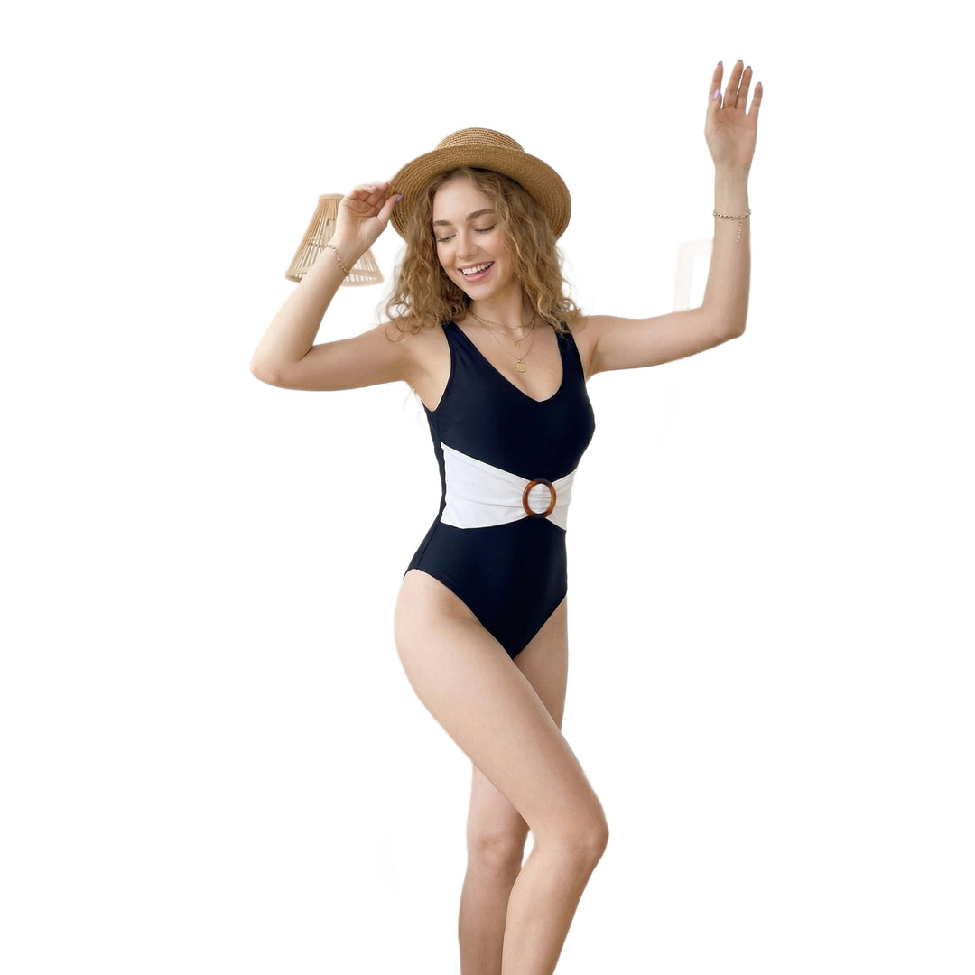 Ladies Elegant Jumpsuit with Removable Padding and Fashionable Accents StylebySassy