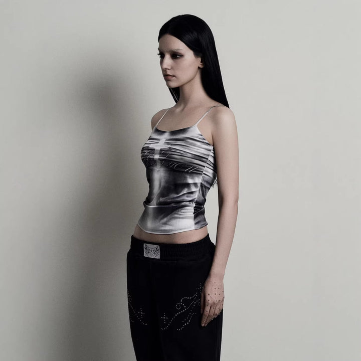 Women's Casual Tank Top with Creative Graphic Design StylebySassy