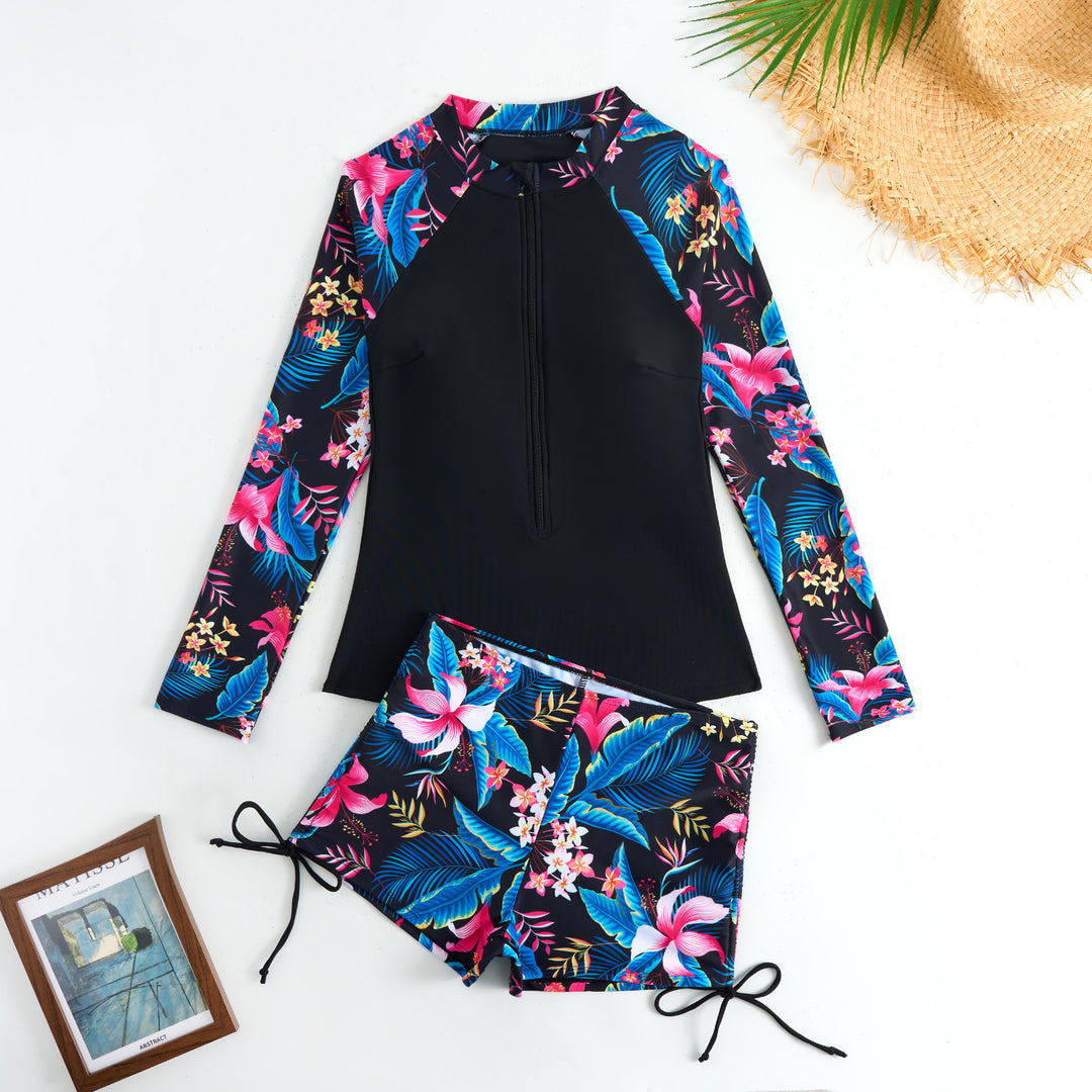 Ladies Sporty Long Sleeve Surf Wetsuit StylebySassy