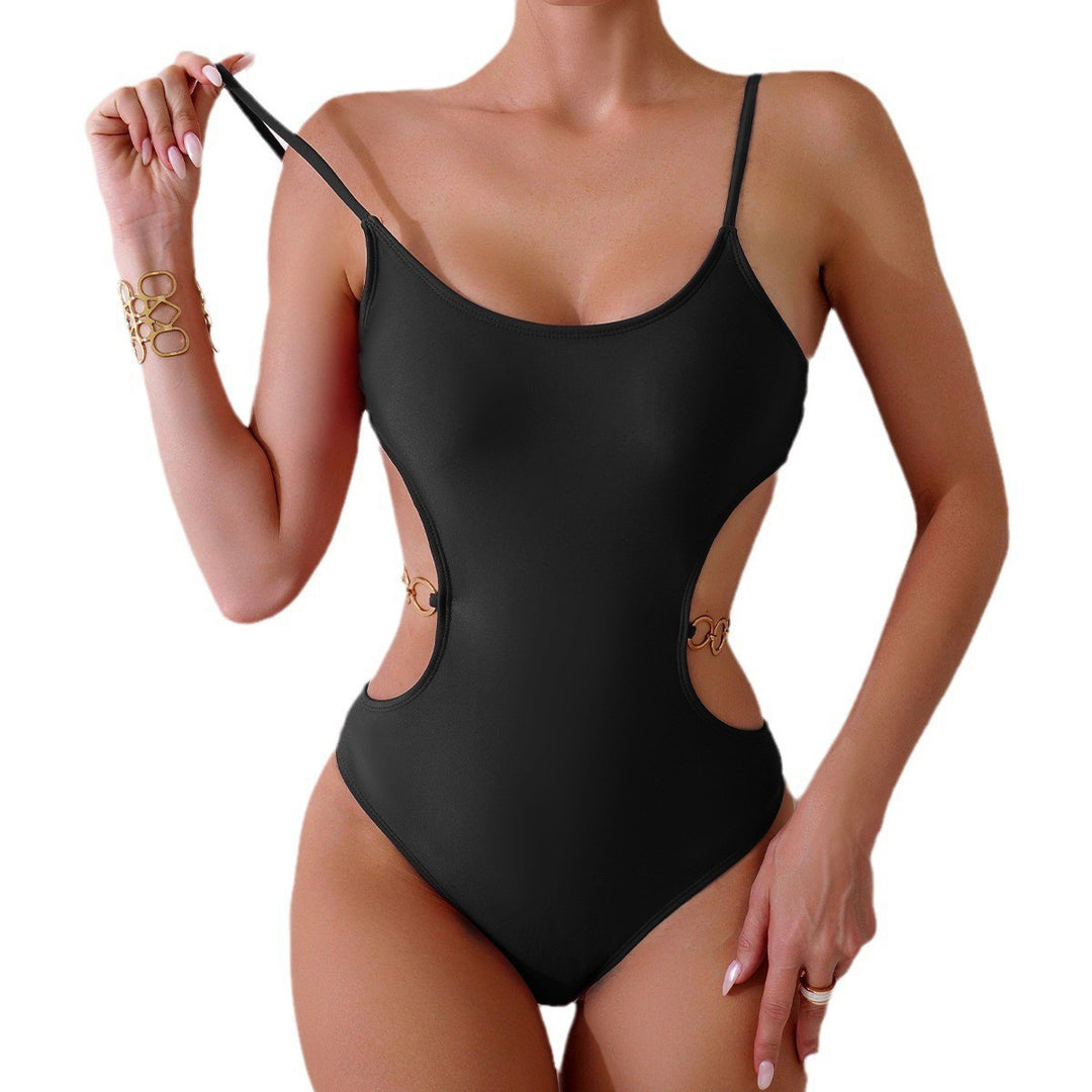 Women's One-Piece Swimsuit with Elegant Cut-Out Design StylebySassy