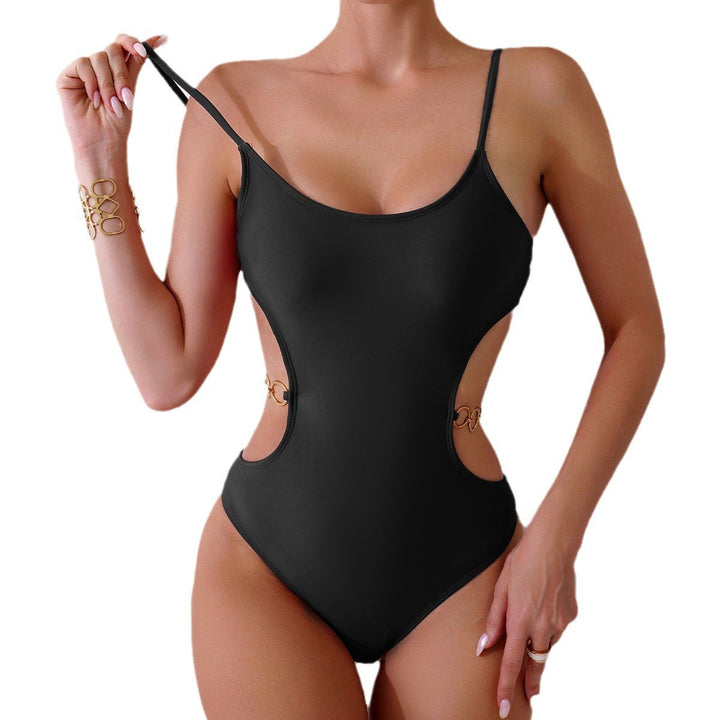 Women's One-Piece Swimsuit with Elegant Cut-Out Design StylebySassy